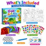 World of Animals Foil Art Kit kit contents view
