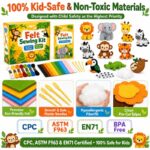 Zoo Animal Felt Sewing Kit tools and accessories detail